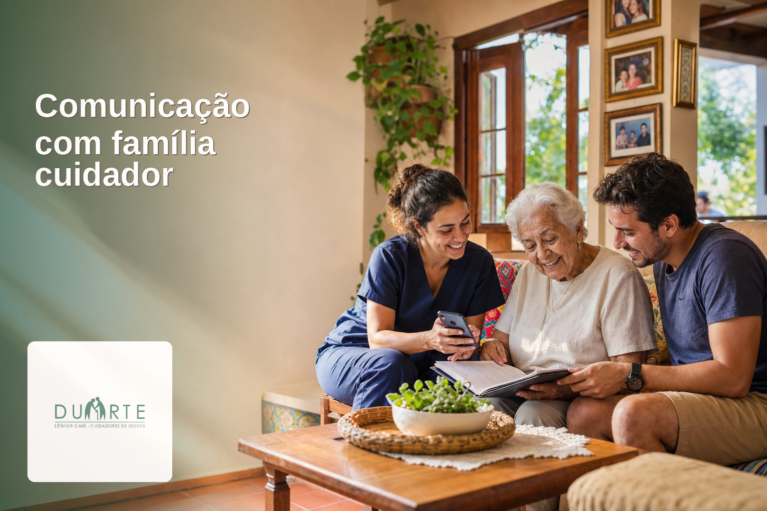 Comunicação com família cuidador: protocolo para ninguém ficar no escuro - imagem hero