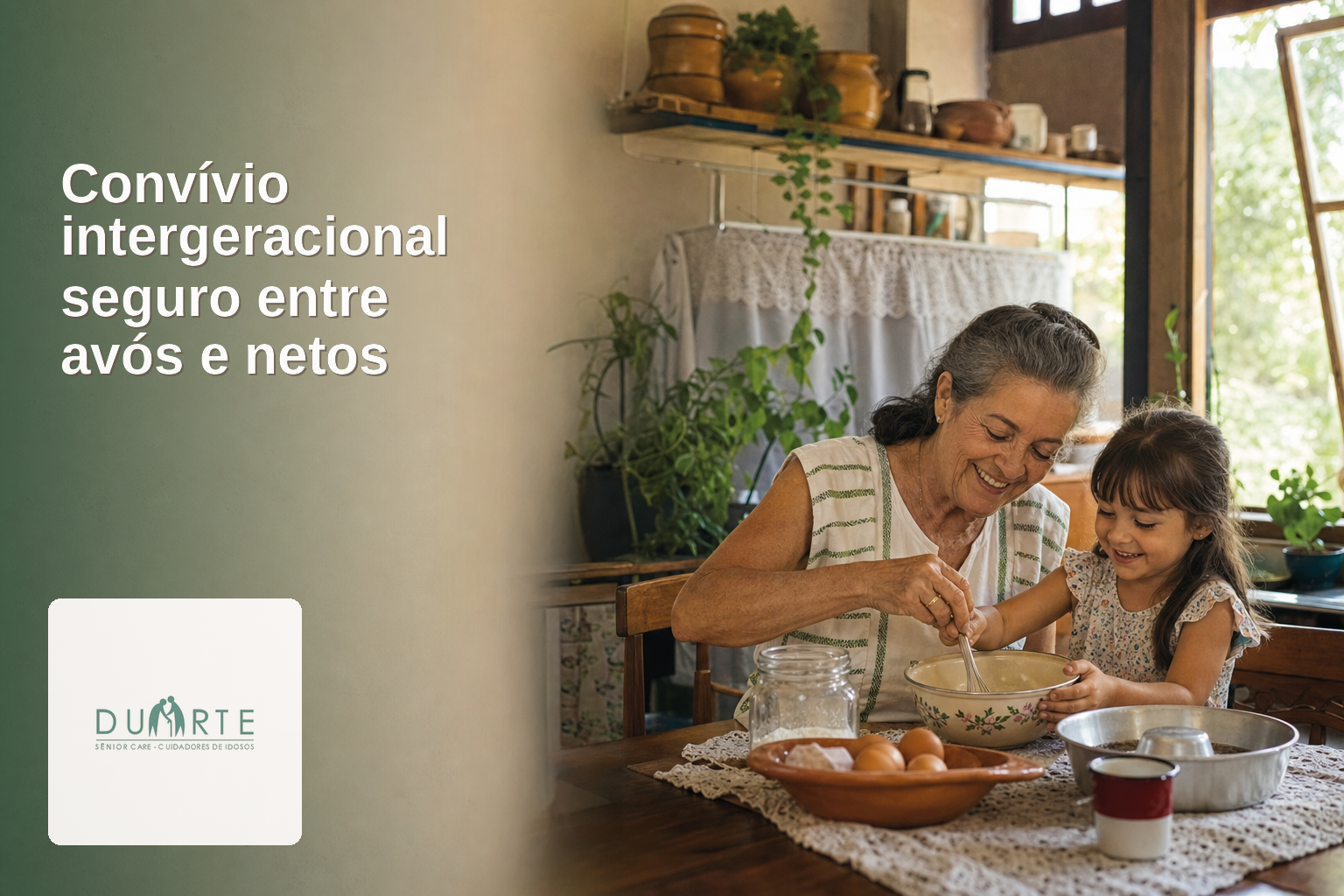 Convívio intergeracional seguro entre avós e netos: afeto, limites e cuidado no lar - imagem corpo