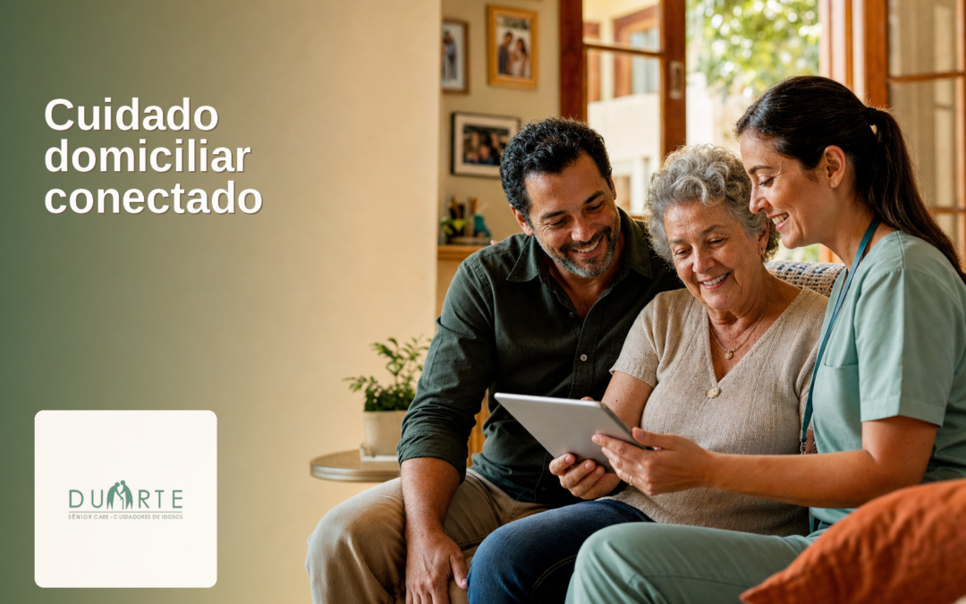 Cuidado domiciliar conectado: família, assistido e equipe no mesmo caminho - imagem hero