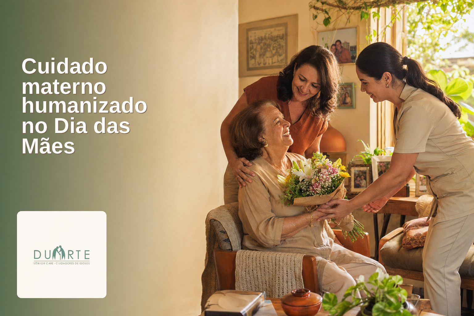 Cuidado materno humanizado no Dia das Mães: homenagem, dignidade e presença - imagem hero