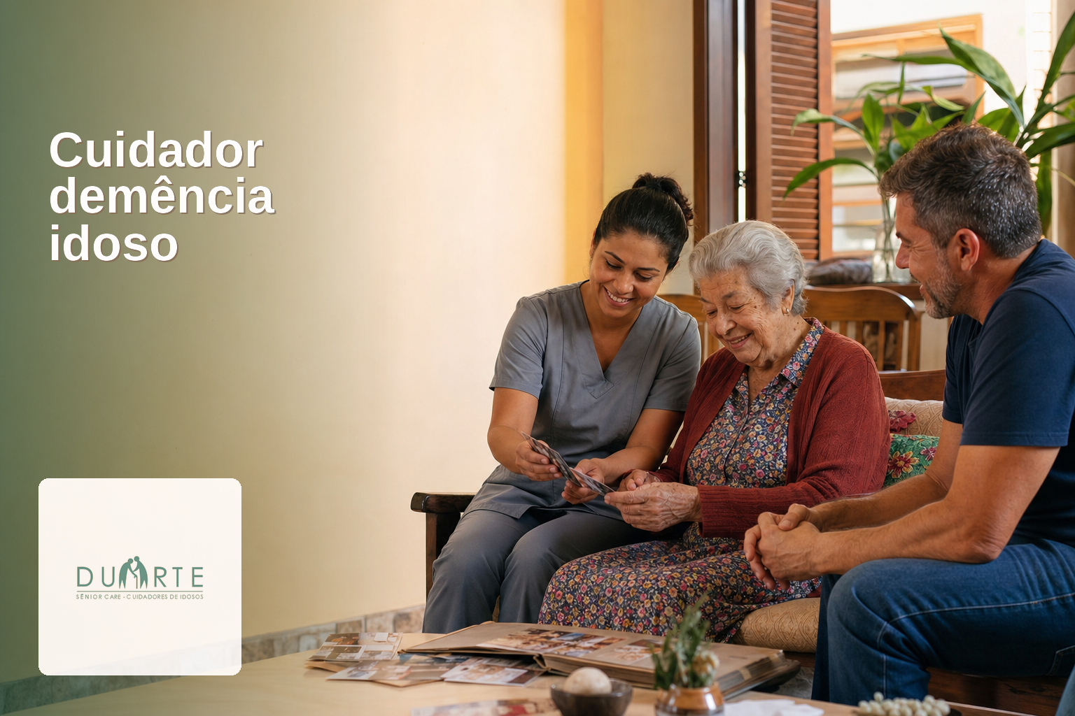 Cuidador demência idoso: como identificar o profissional certo - imagem hero