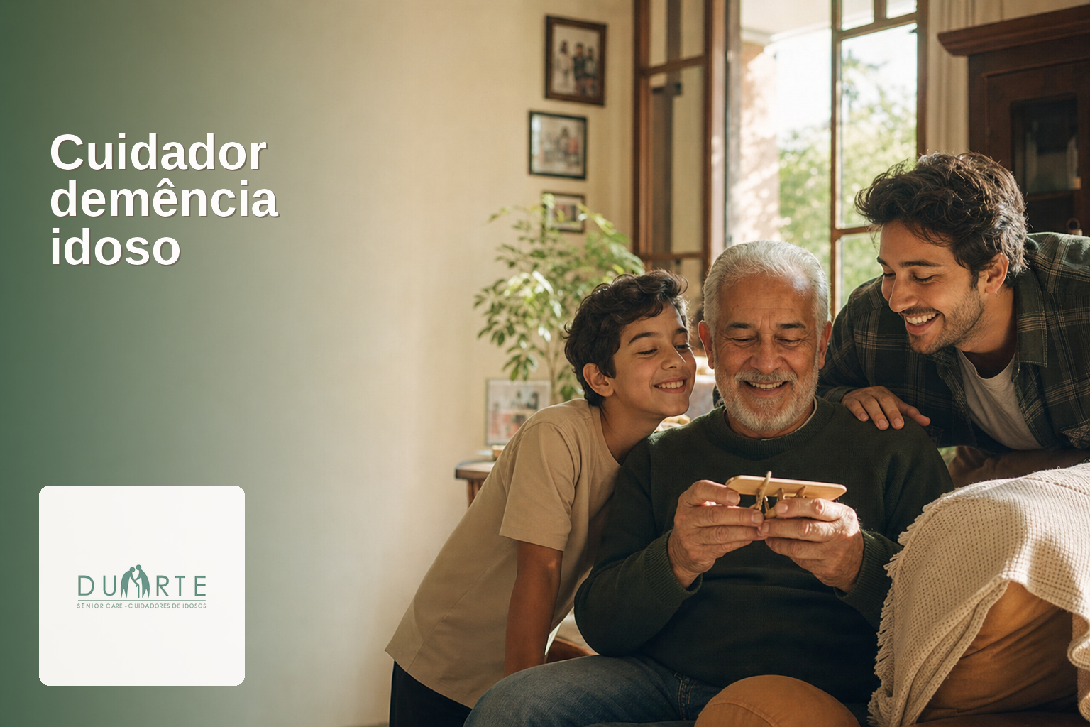 Cuidador demência idoso: experiência especializada que muda o cuidado em casa - imagem corpo