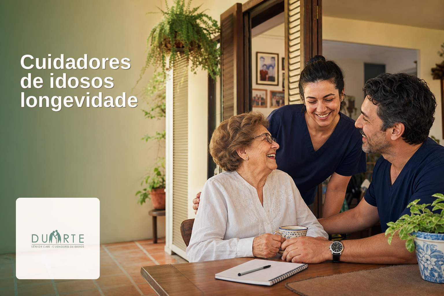 Cuidadores de idosos longevidade: preparar e valorizar quem cuida - imagem hero