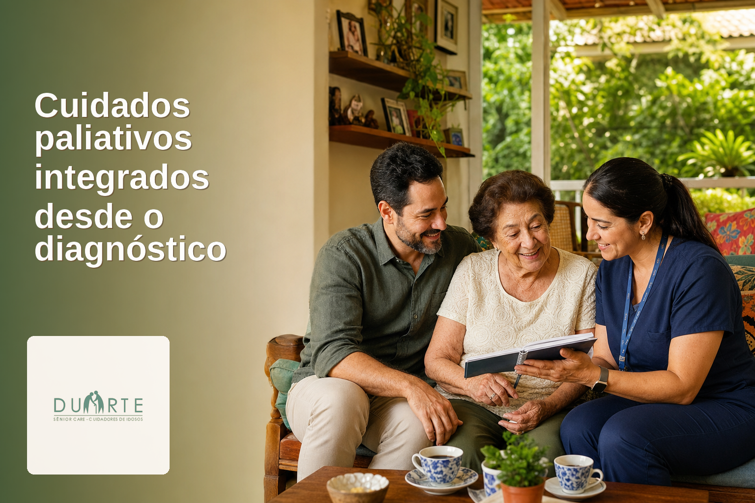 Cuidados paliativos integrados desde o diagnóstico: conforto, autonomia e planejamento no cuidado domiciliar - imagem hero