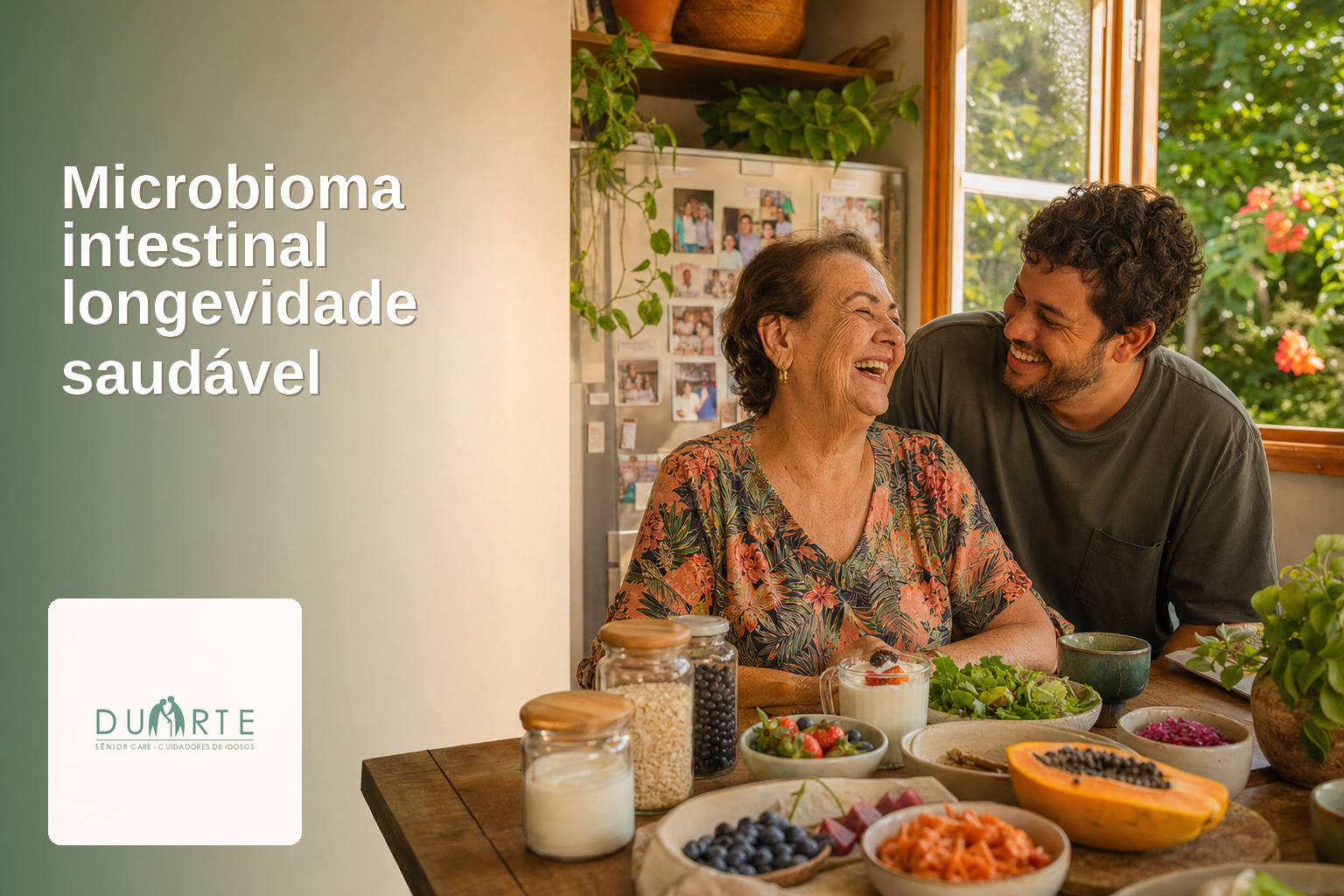 Microbioma intestinal longevidade saudável: o intestino como aliado do envelhecimento - imagem hero