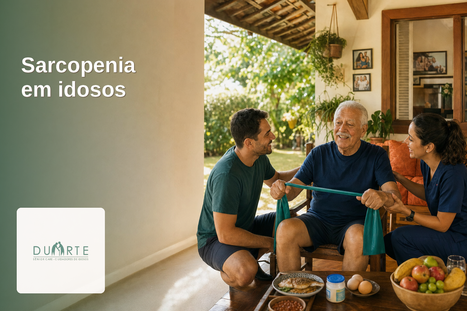 Sarcopenia em idosos: prevenção, exercício e nutrição proteica - imagem hero