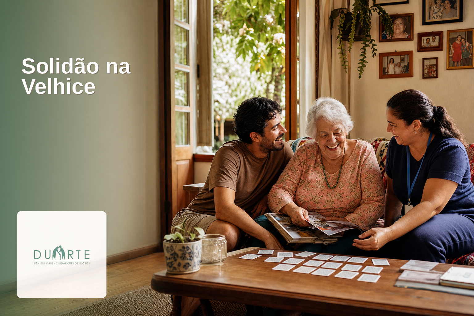 Solidão na Velhice: Um Risco Silencioso para a Saúde Cognitiva - imagem hero