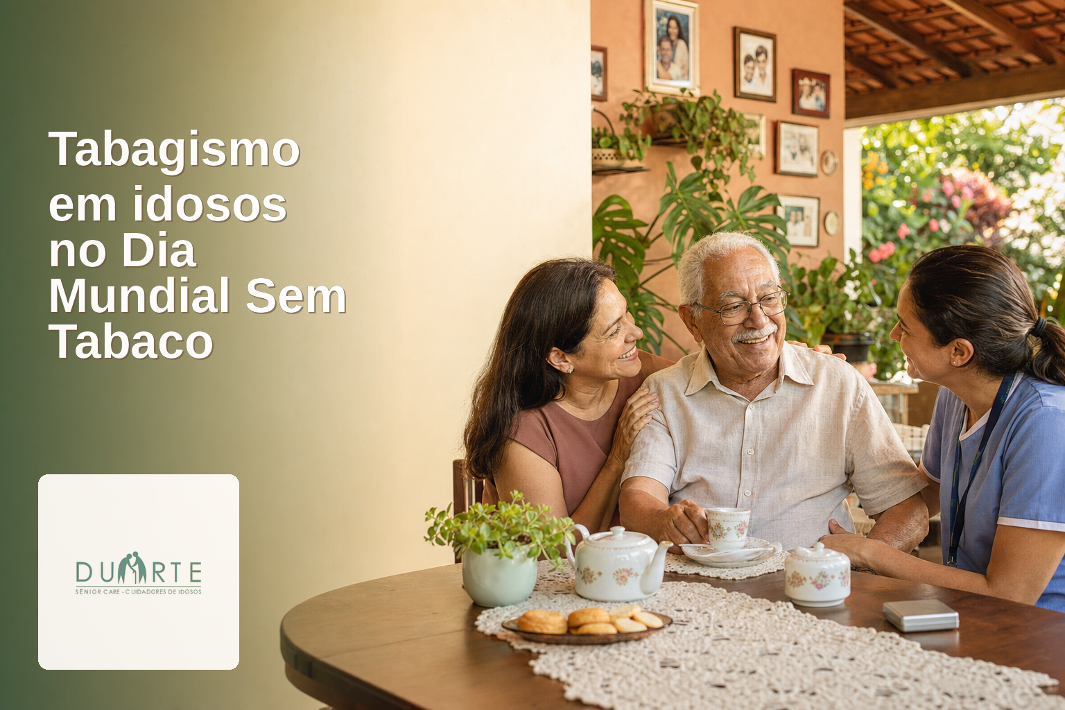 Tabagismo em idosos no Dia Mundial Sem Tabaco: cuidado humanizado, dignidade e prevenção - imagem hero