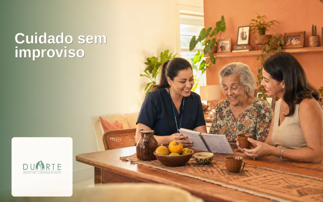 Treinamento contínuo de cuidadores: por que cuidado sério não se improvisa