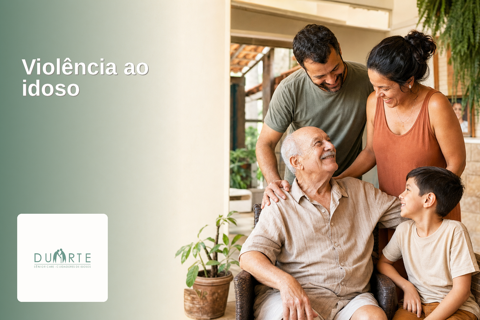 Violência ao idoso: cuidado humanizado, dignidade e proteção no lar - imagem corpo