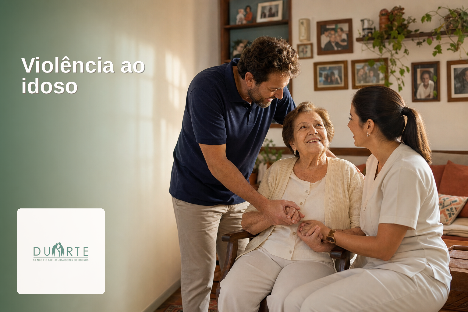 Violência ao idoso: cuidado humanizado, dignidade e proteção no lar - imagem hero