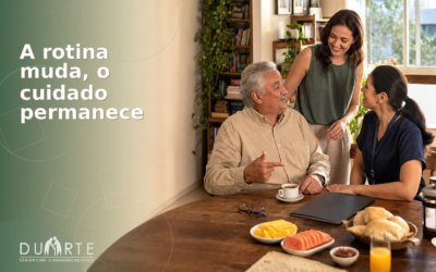 Rotina segura para idosos: protocolos para quando o dia muda