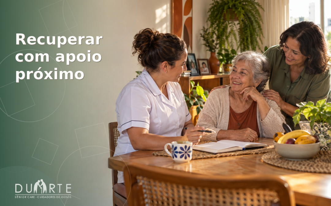 Recuperação após cirurgia: o cuidador entra no plano do idoso